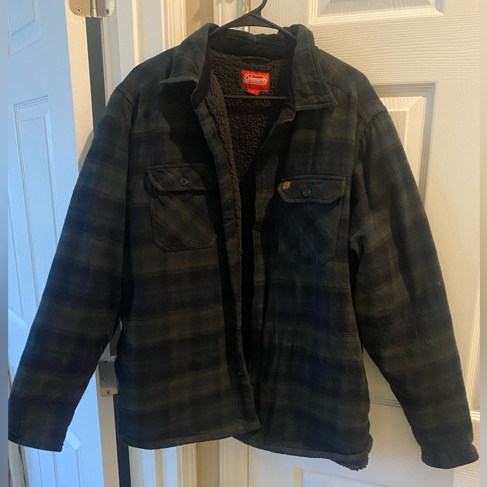Men’s Green Coleman Flannel Shacket